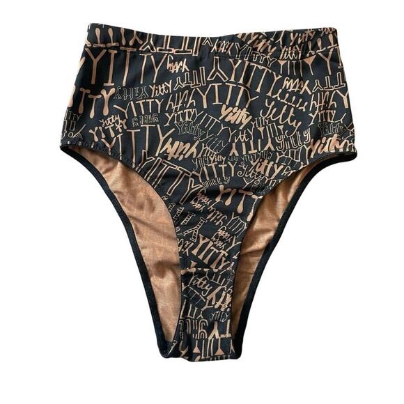 YITTY SHAPE WEAR BIKINI BOTTOM HIGH WAISTED SZ MEDIUM TUMMY CONTROL SHAPE CURVES - Picture 9 of 13